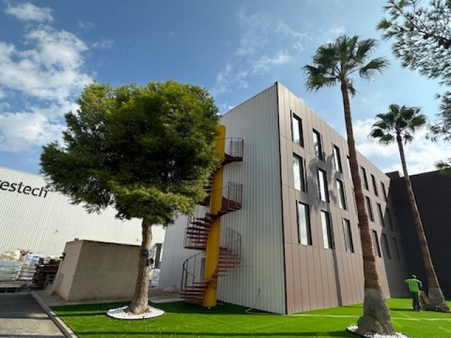 Final de obra de instalaciones de climatización en edificio de oficinas en Alicante